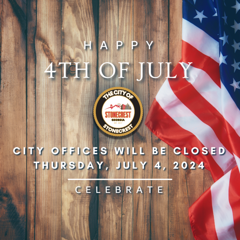 City Hall Closed in observance of Independence Day